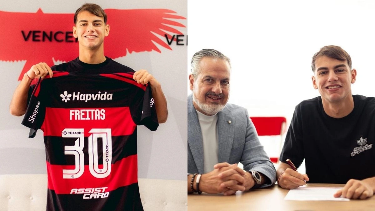 Flamengo define número da camisa de Joaquín Freitas