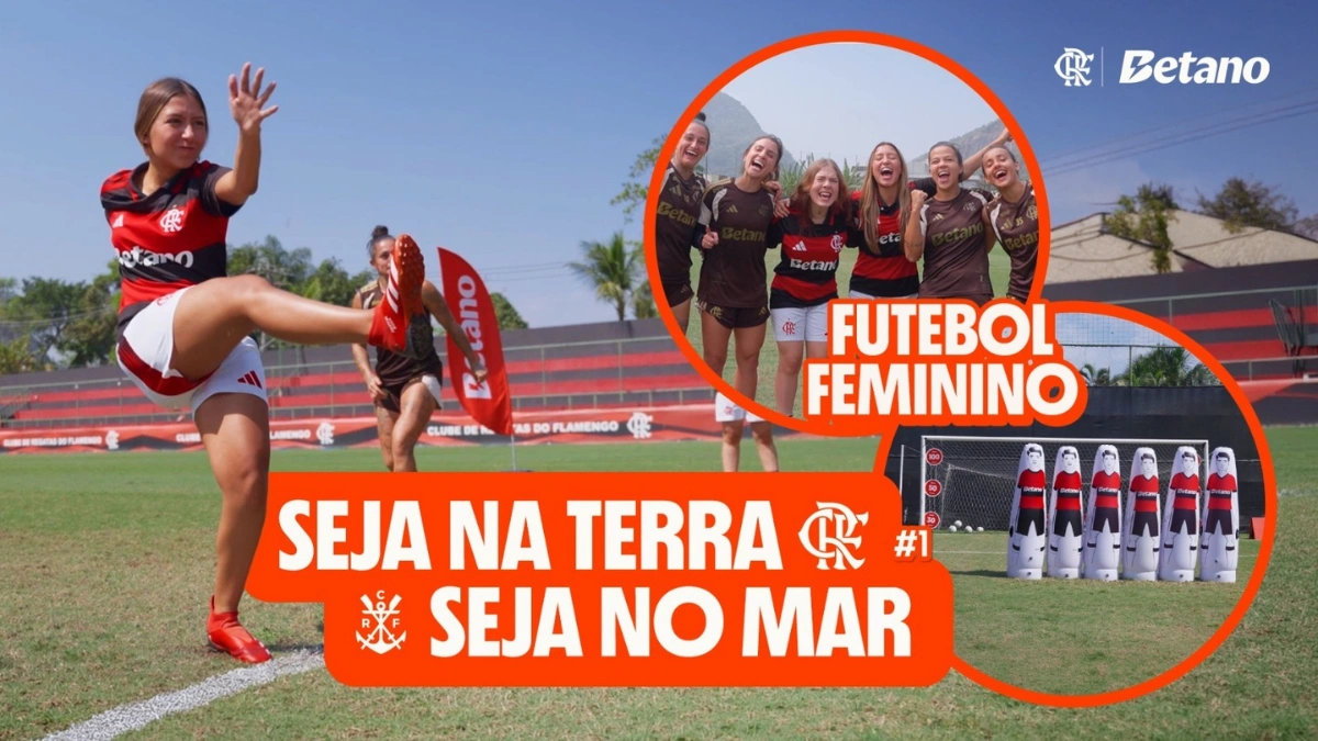 Flamengo e Betano lançam série sobre esportes olímpicos com estreia no futebol feminino
