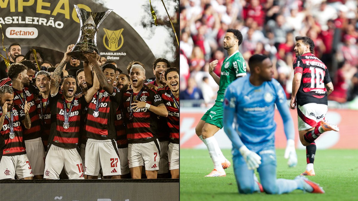 Flamengo e Palmeiras têm campanhas parecidas após 26 rodadas