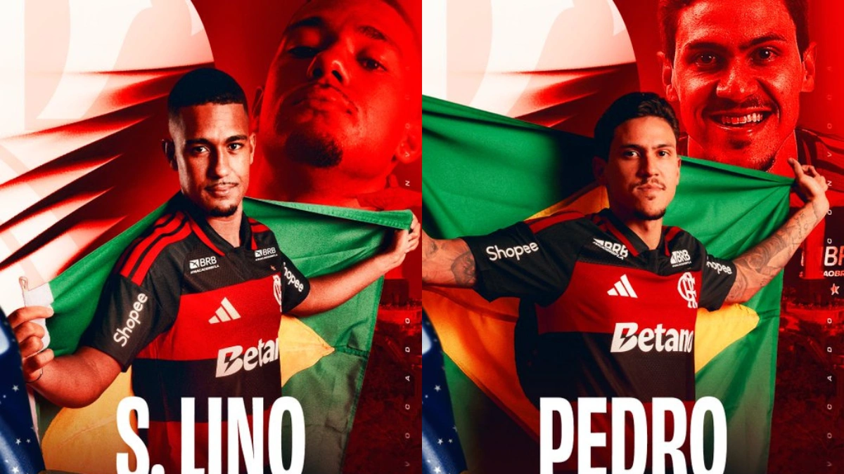 Flamengo exalta Samuel Lino e Pedro após retorno da dupla à Seleção Brasileira