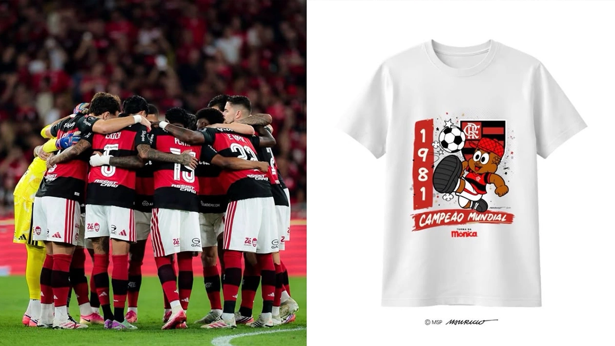 Flamengo prepara homenagem aos 90 anos de Maurício de Sousa no Maracanã antes de jogo contra o Bragantino; veja como será