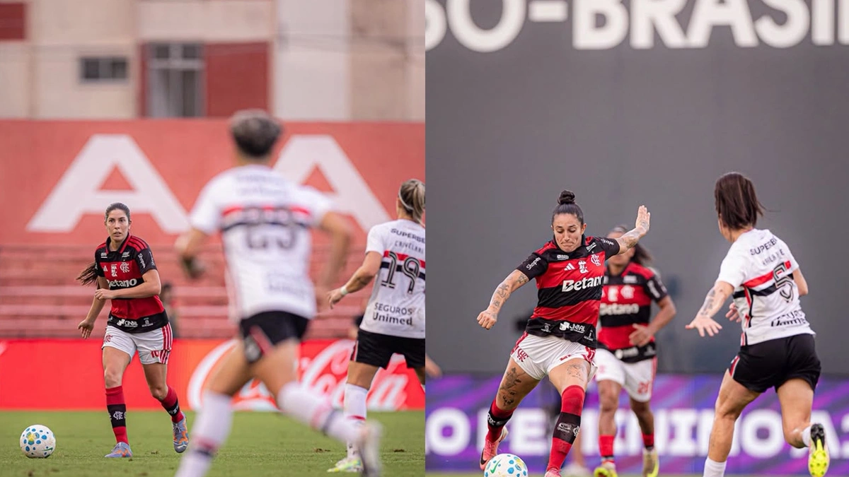 Flamengo sofre virada do São Paulo e sai atrás por vaga na final do Brasileirão Feminino