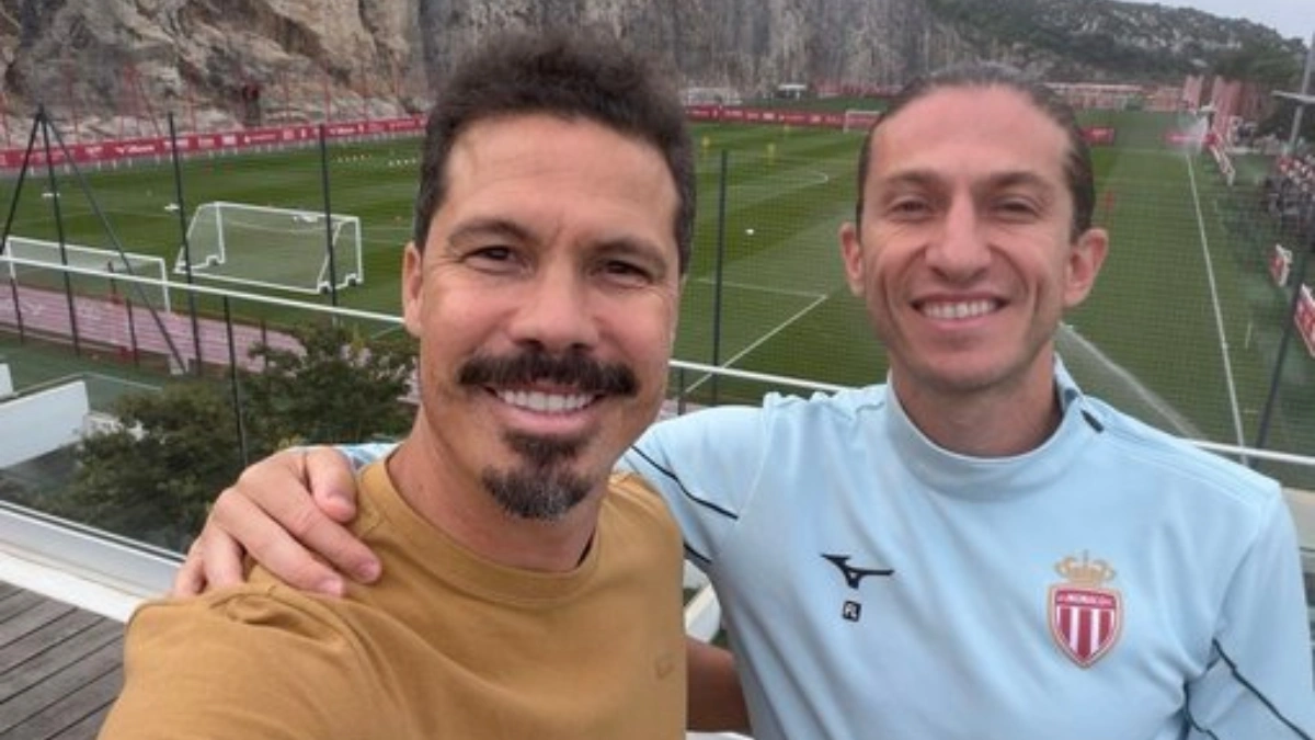 Ídolo do Flamengo, Filipe Luís recebe ‘Profeta’ em estágio no Monaco