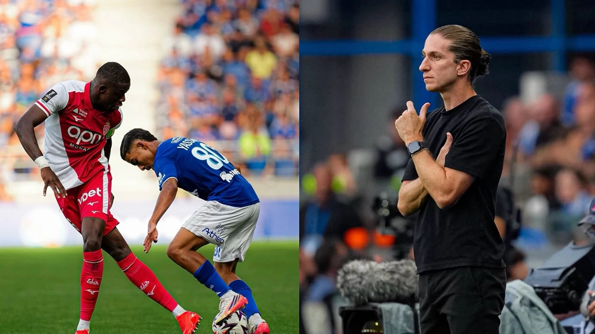 Monaco tropeça na Ligue 1, mas mantém invencibilidade sob o comando de Filipe Luís