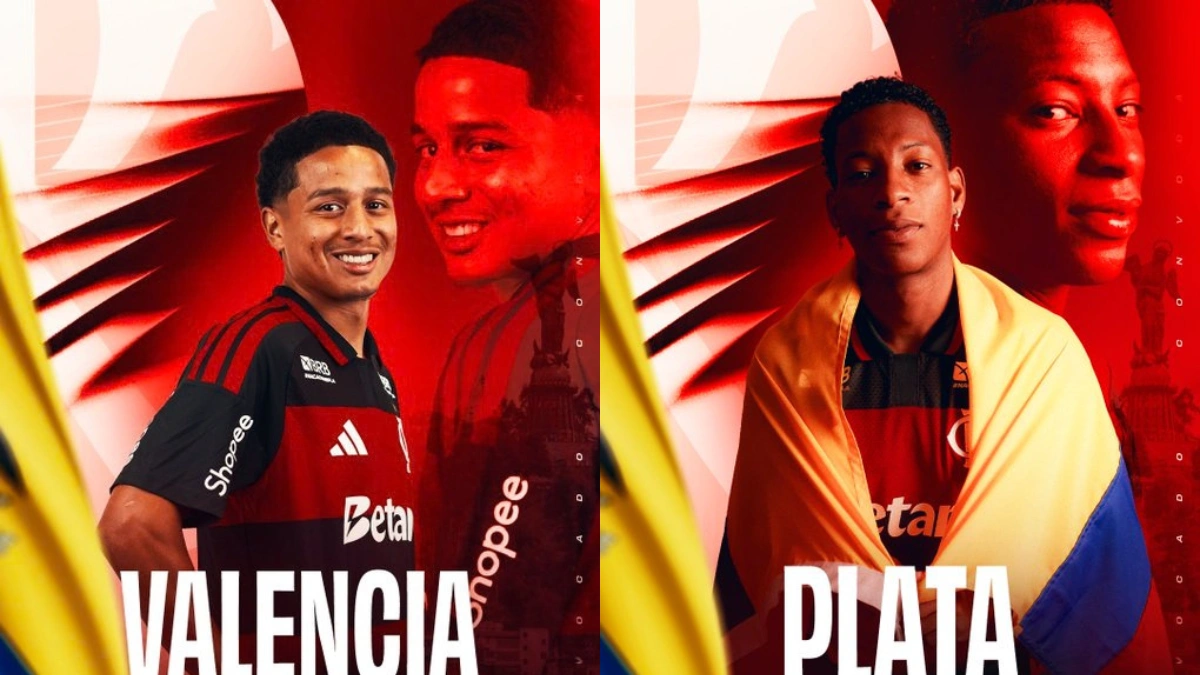 Plata e Valencia são convocados pelo Equador; veja lista completa de desfalques do Flamengo