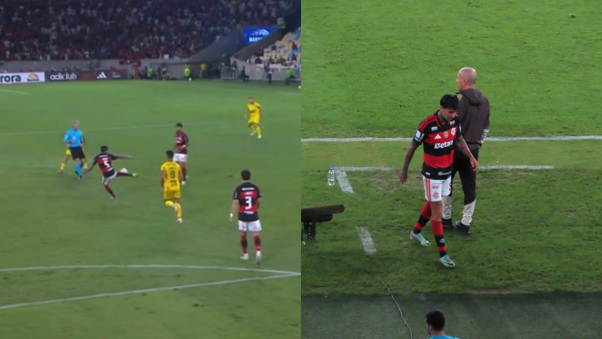 Pulgar sente problema físico, pede substituição e preocupa o Flamengo