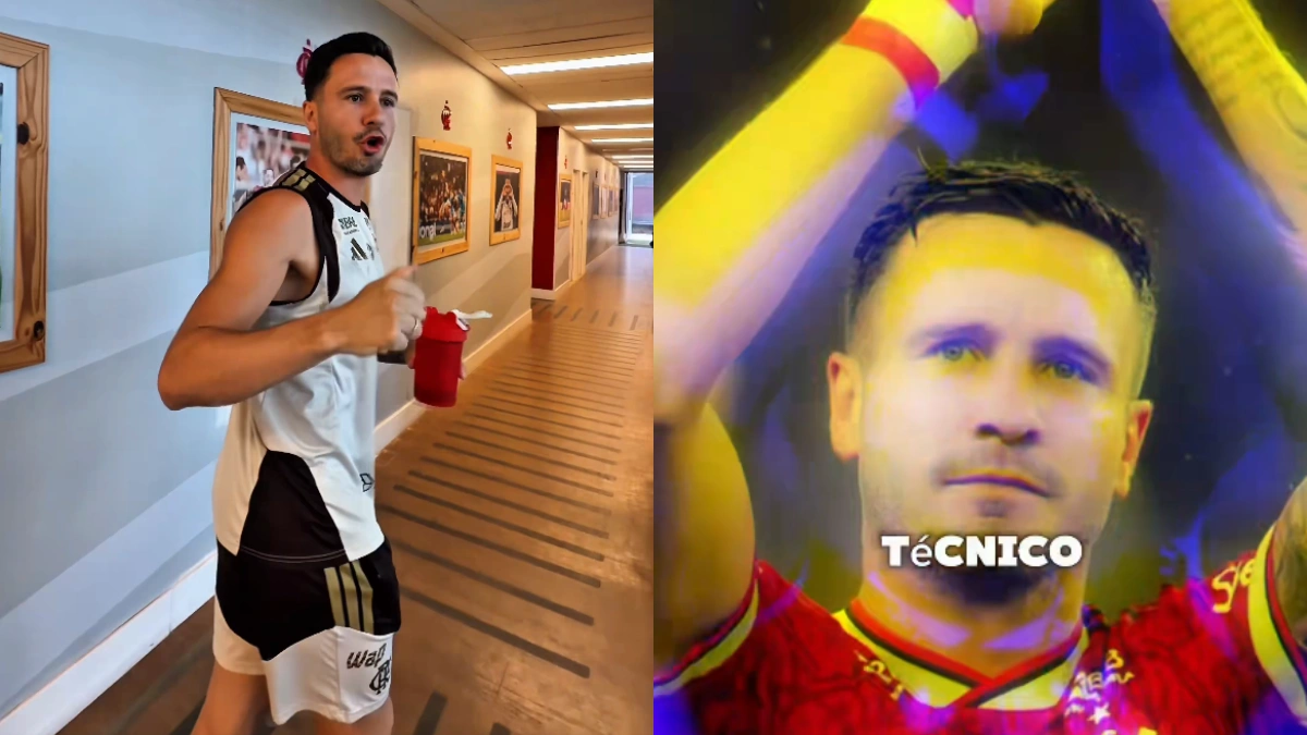 Saúl posta vídeo com música polêmica e vira piada entre torcedores do Flamengo