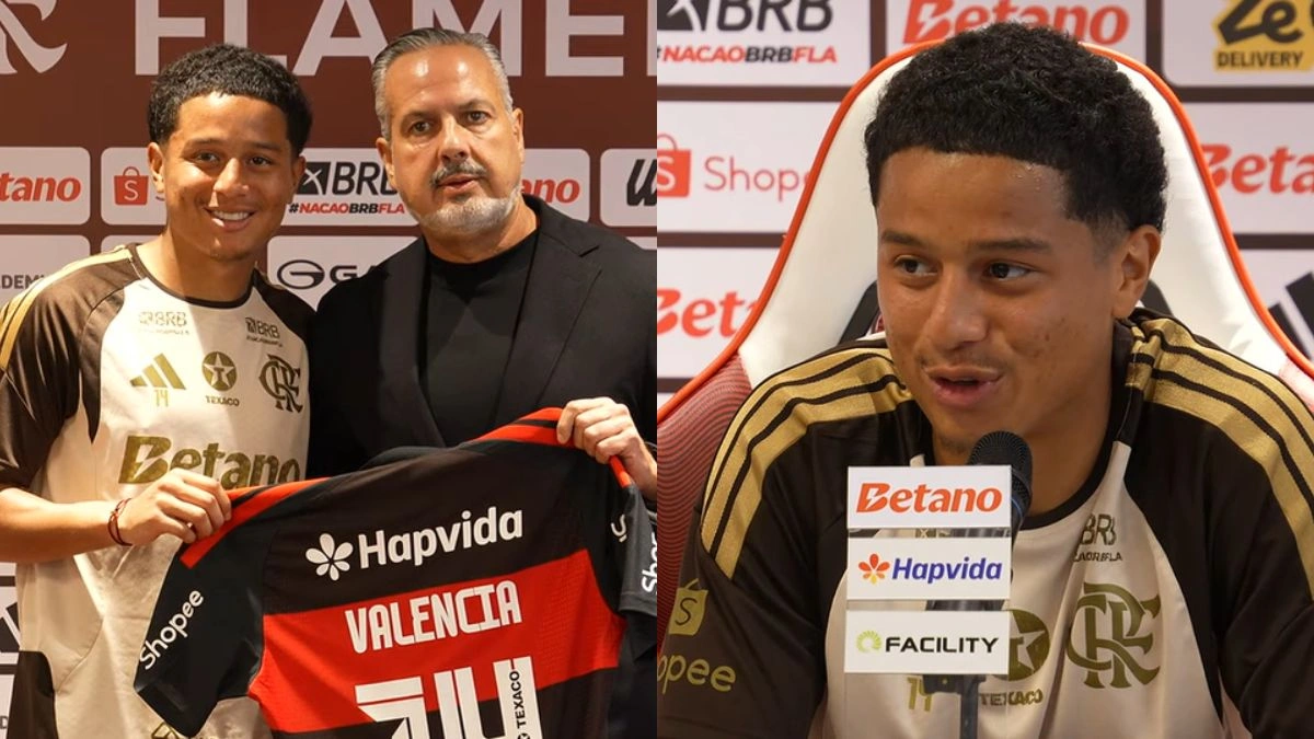 Valencia define estilo de jogo e mira disputa de posição com Plata no Flamengo