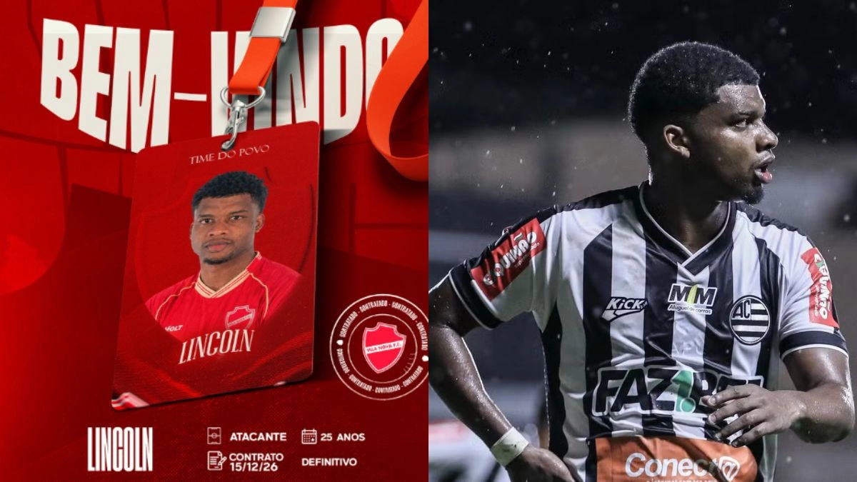 Vila Nova anuncia contratação de Lincoln, ex-Flamengo