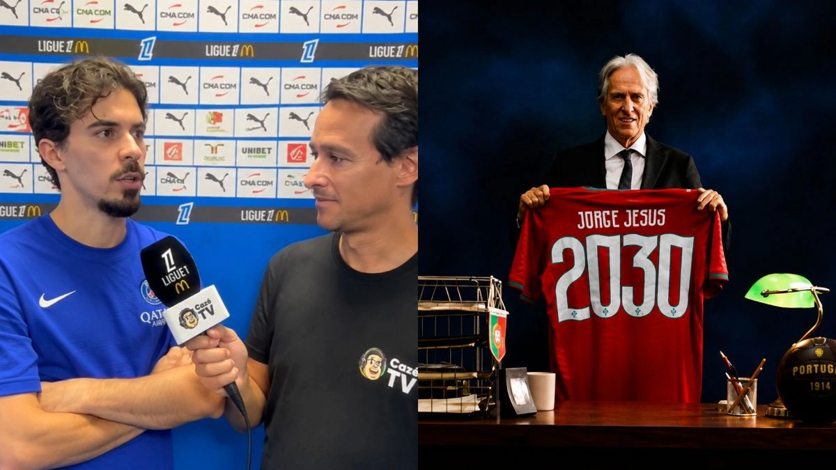 Vitinha cita o Flamengo e fala de Jorge Jesus em Portugal