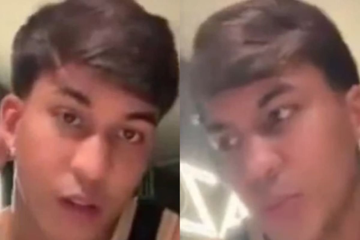 A reação de Kaio Jorge após ouvir que "tem a cara do Flamengo"
