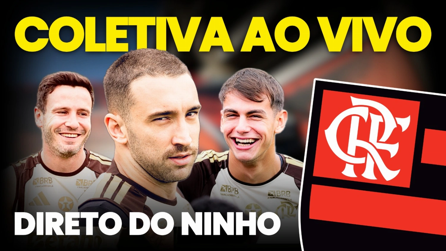 AO VIVO | Assista às entrevistas de Freitas, Léo Ortiz e Saúl com o Coluna do Fla