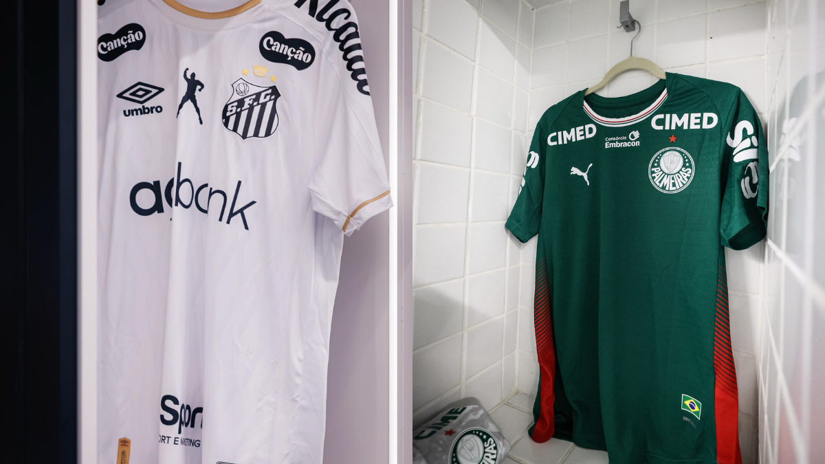 As escalações de Palmeiras e Santos para jogo do Brasileirão; Flamengo está de olho no resultado