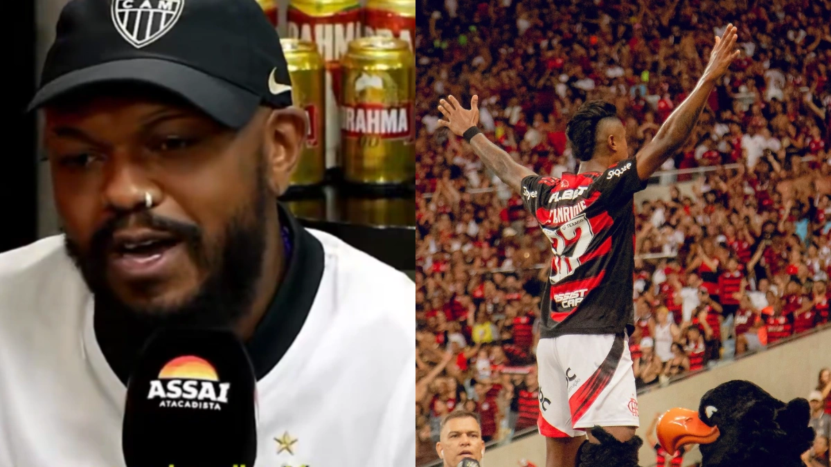 "Bruno Henrique é galo doido", diz Djonga sobre ídolo do Flamengo