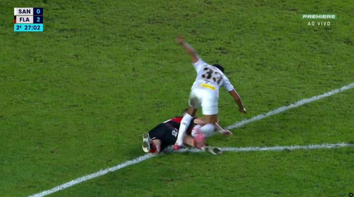 CBF divulga áudio do VAR de Santos x Flamengo