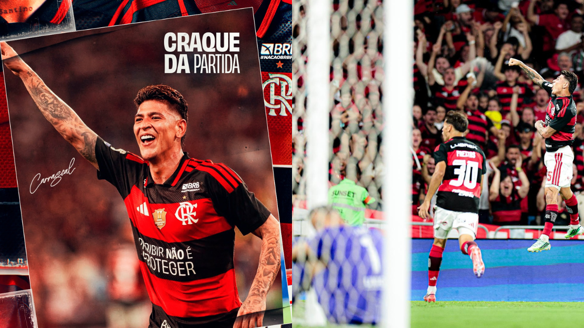 Carrascal é eleito 'Craque da Torcida' após vitória do Flamengo