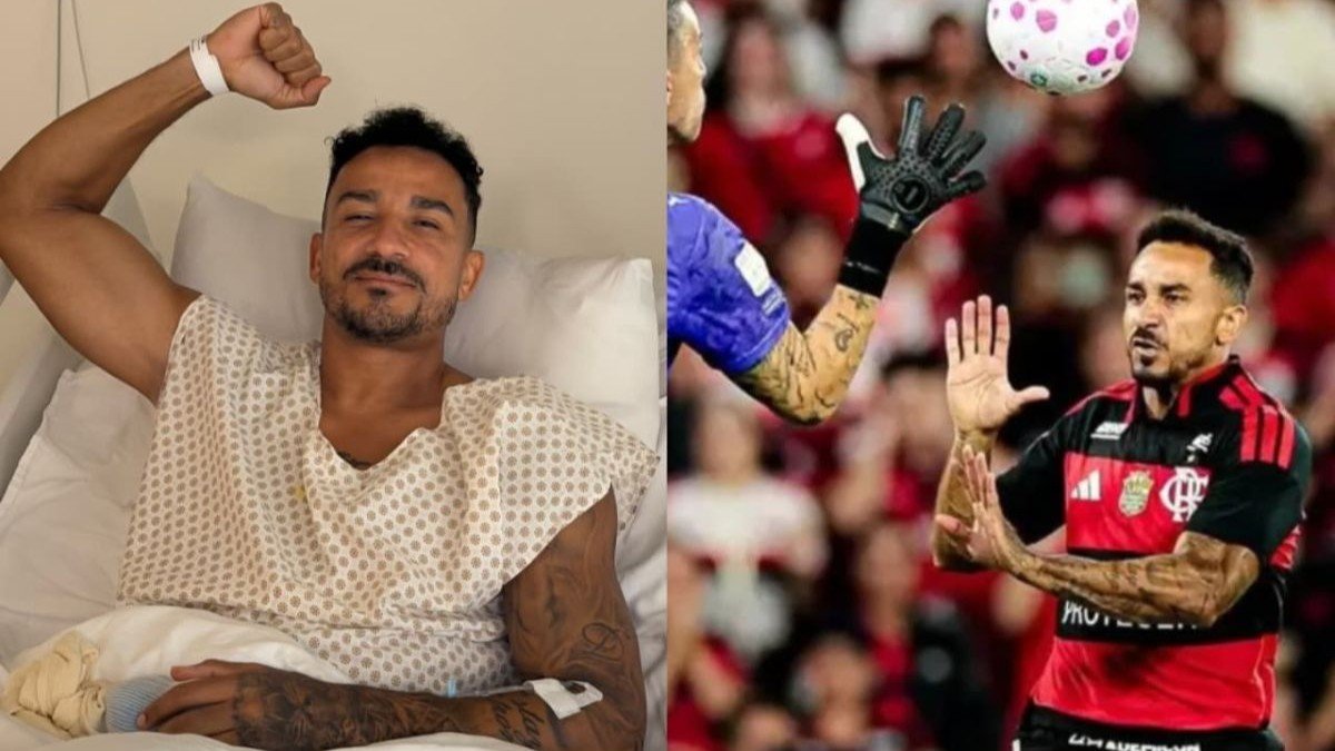 Danilo, do Flamengo, manda recado após cirurgia e provoca Flu