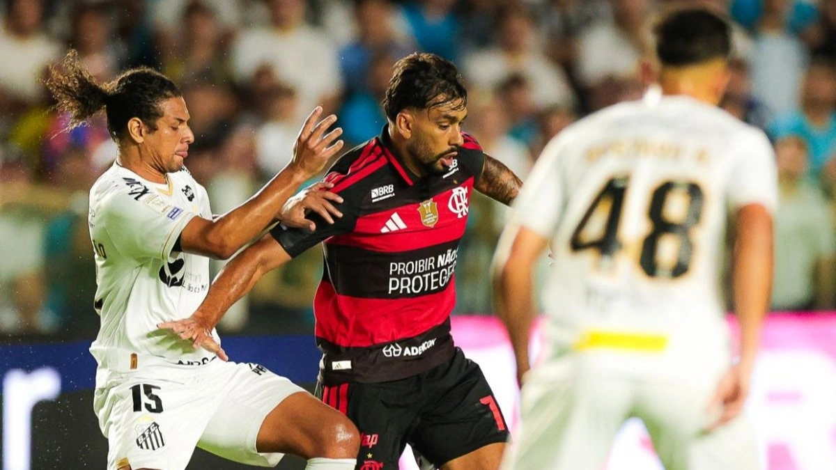 Flamengo vacila, cede empate ao Santos e perde chance de disparar na ponta do Brasileirão