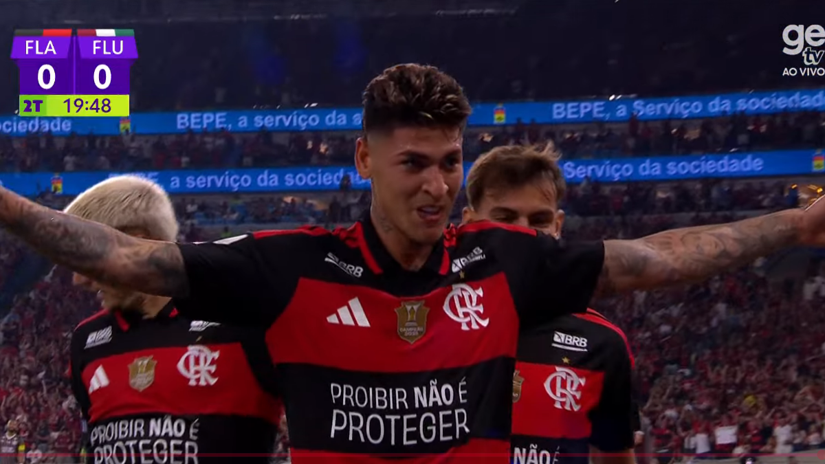 Gol do Flamengo! Carrascal faz golaço e abre placar contra o Fluminense; veja vídeo