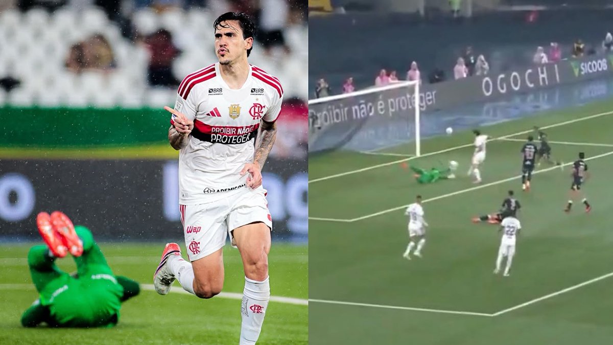 Implacável! Pedro marca 2° gol e coloca Flamengo novamente na frente contra o Vasco