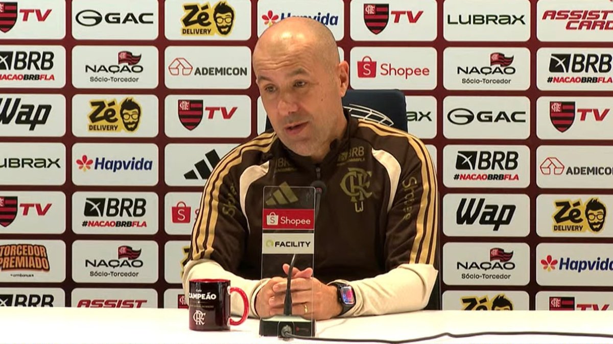 Jardim é sincero sobre chance de vaga na final da Libertadores, defende Pedro e exalta o Flamengo após vitória sobre o Atlético-MG