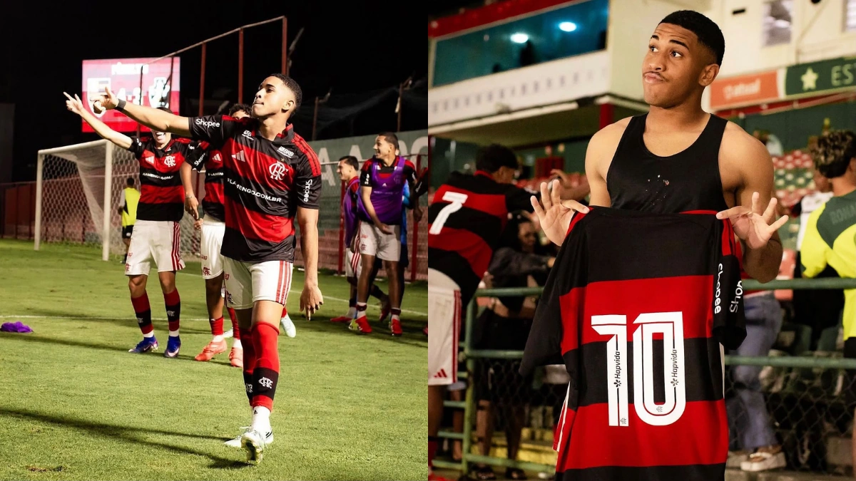 Joshua é decisivo em jogo do Flamengo x Vasco, pelo Brasileirão Sub-20