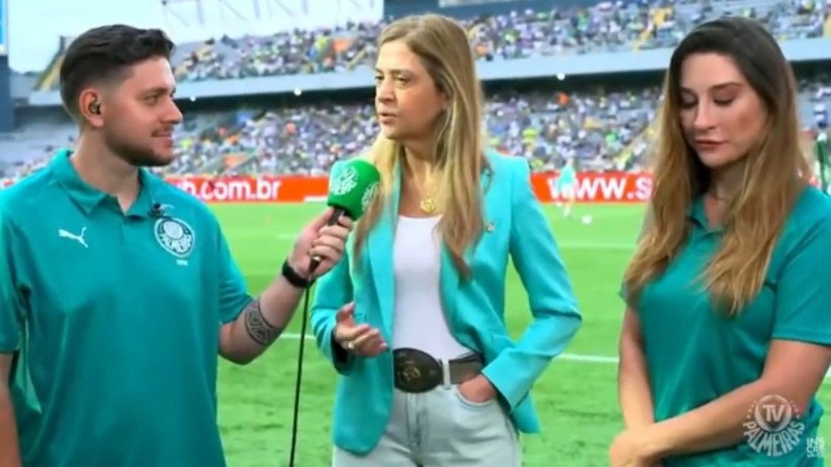 Leila, do Palmeiras, chama de “ridículo” recurso do Flamengo