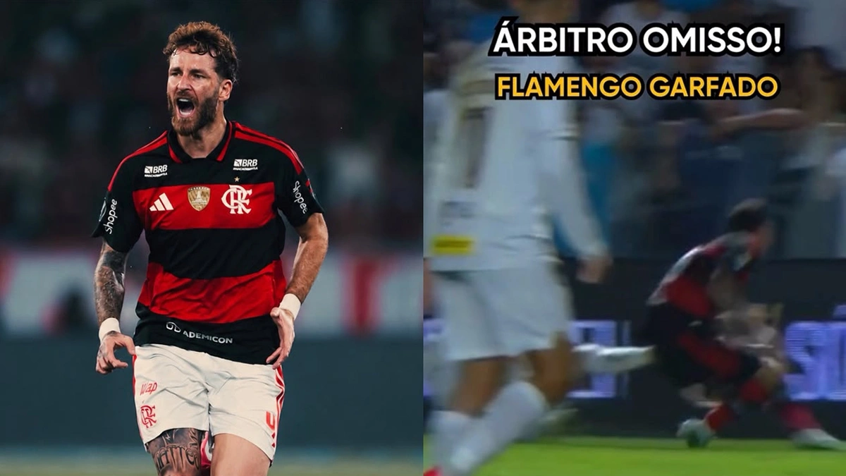 Léo Pereira curte post do Coluna do Fla com crítica a Daronco após jogo do Flamengo x Santos