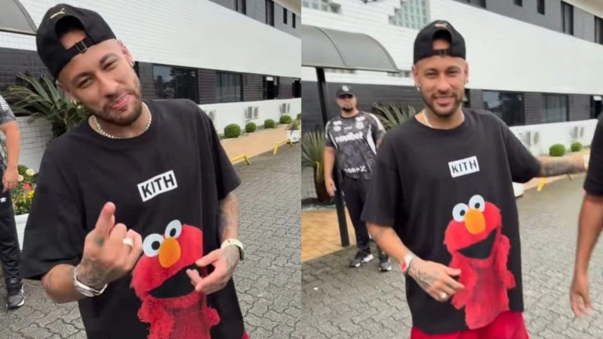 Neymar se declara ao Flamengo após 2 gols em jogo do Santos