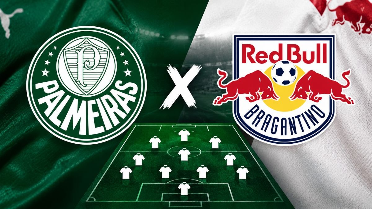 Palmeiras divulga escalação para jogo contra o Bragantino