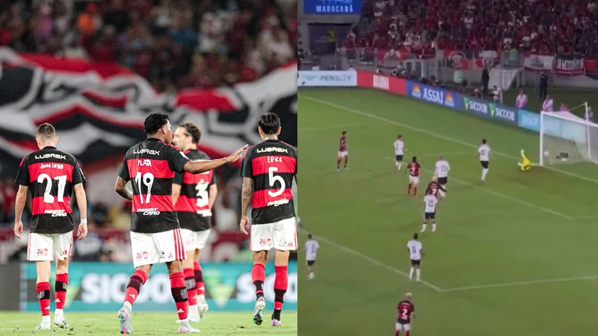 Plata e Arrascaeta marcam gols da virada do Flamengo contra o Atlético-MG