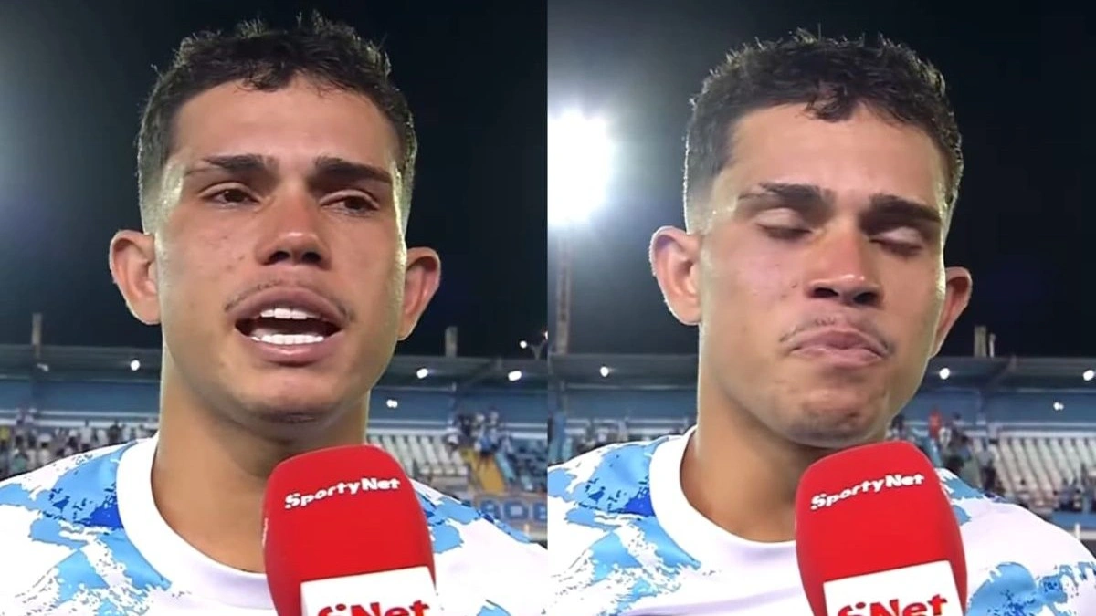 Reforço do Flamengo chora em despedida no Paysandu