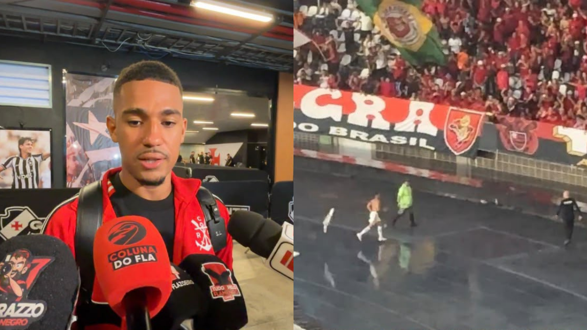 Samuel Lino explica motivo de ter sido 'abandonado' na comemoração de gol em jogo do Flamengo x Vasco