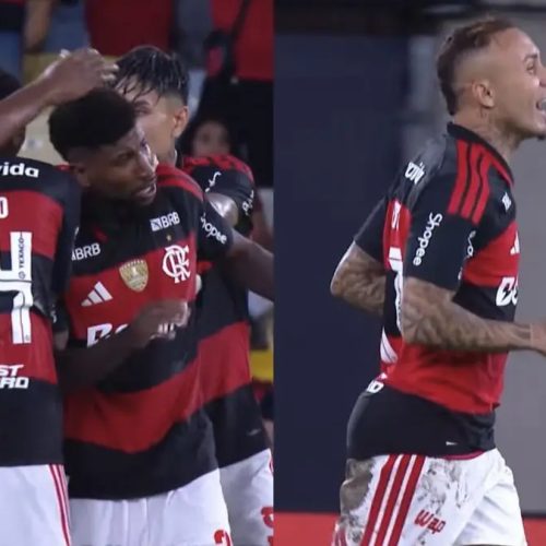 5º gol do Flamengo! Com cruzamento de Royal, Cebolinha amplia goleada do Flamengo; veja vídeo