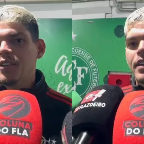 A autoavaliação de Ayrton Lucas após jogo do Flamengo x Chapecoense