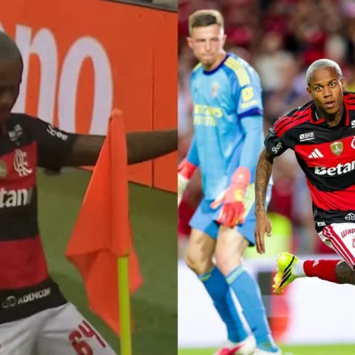 A comemoração de Wallace Yan que tocou em ferida do Benfica e homenageou Vini Jr