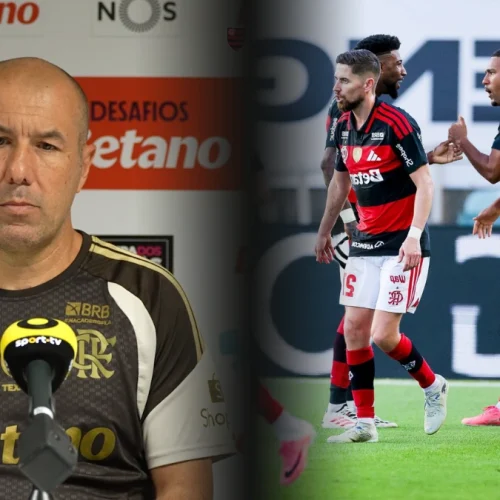 A explicação de Leonardo Jardim sobre a briga no jogo do Flamengo x Benfica