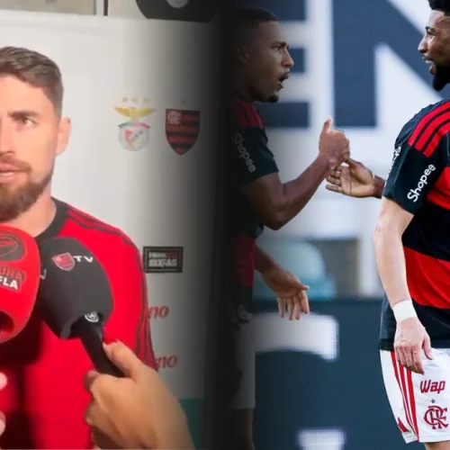 A resenha de Jorginho com os crias da base do Flamengo
