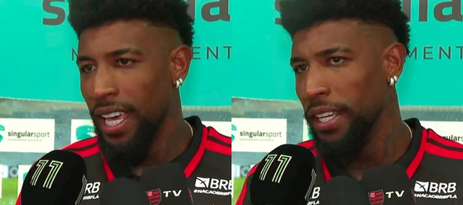 A resposta de Emerson Royal, lateral do Flamengo, sobre a proposta do Aston Villa