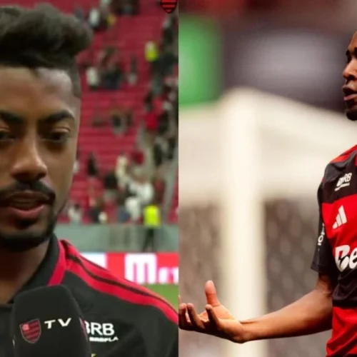 A visão de Bruno Henrique sobre a permanência de Lorran