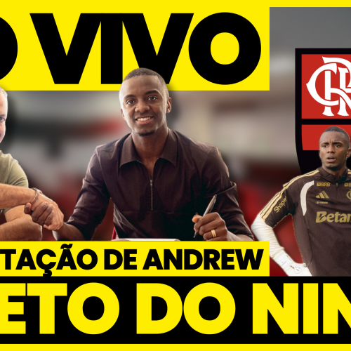 AO VIVO e COM IMAGENS | Assista à coletiva de apresentação de Andrew com o Coluna do Fla TV