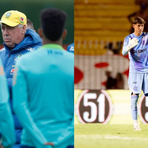 Ancelotti convoca goleiro do Flamengo para os próximos jogos do Brasil