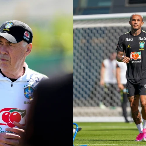 Ancelotti define substituto de Wesley, ex-Flamengo, na Seleção Brasileira
