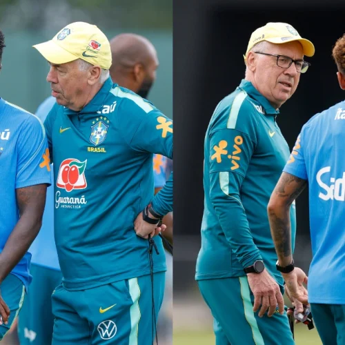 Ancelotti perde jogador em treino do Brasil; 4 jogadores do Flamengo estão à disposição para próximo jogo da Copa do Mundo
