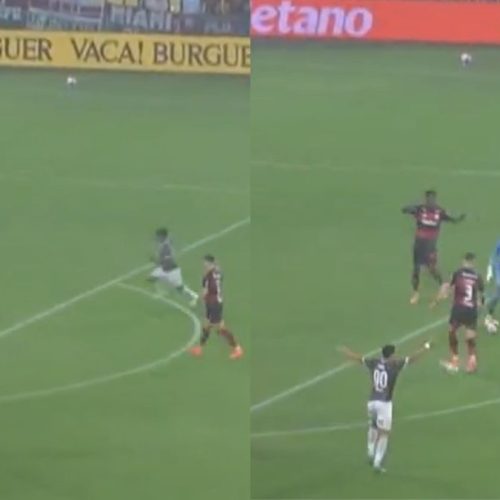 Andrew faz jogada inusitada e chama a atenção da torcida do Flamengo; veja vídeo
