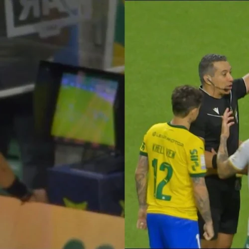 Árbitro anula gol da Chapecoense contra o Palmeiras mesmo após VAR não pedir revisão