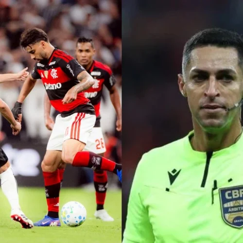 Árbitro de jogo contra o Corinthians tem retrospecto assustador de expulsões contra o Flamengo