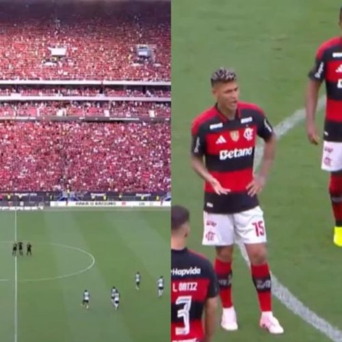 Árbitro ignora atraso do Corinthians na volta do intervalo