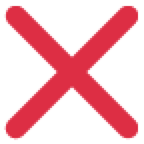 ❌