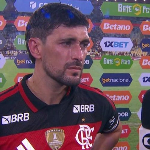 Arrascaeta desabafa após jogo do Flamengo contra o Internacional